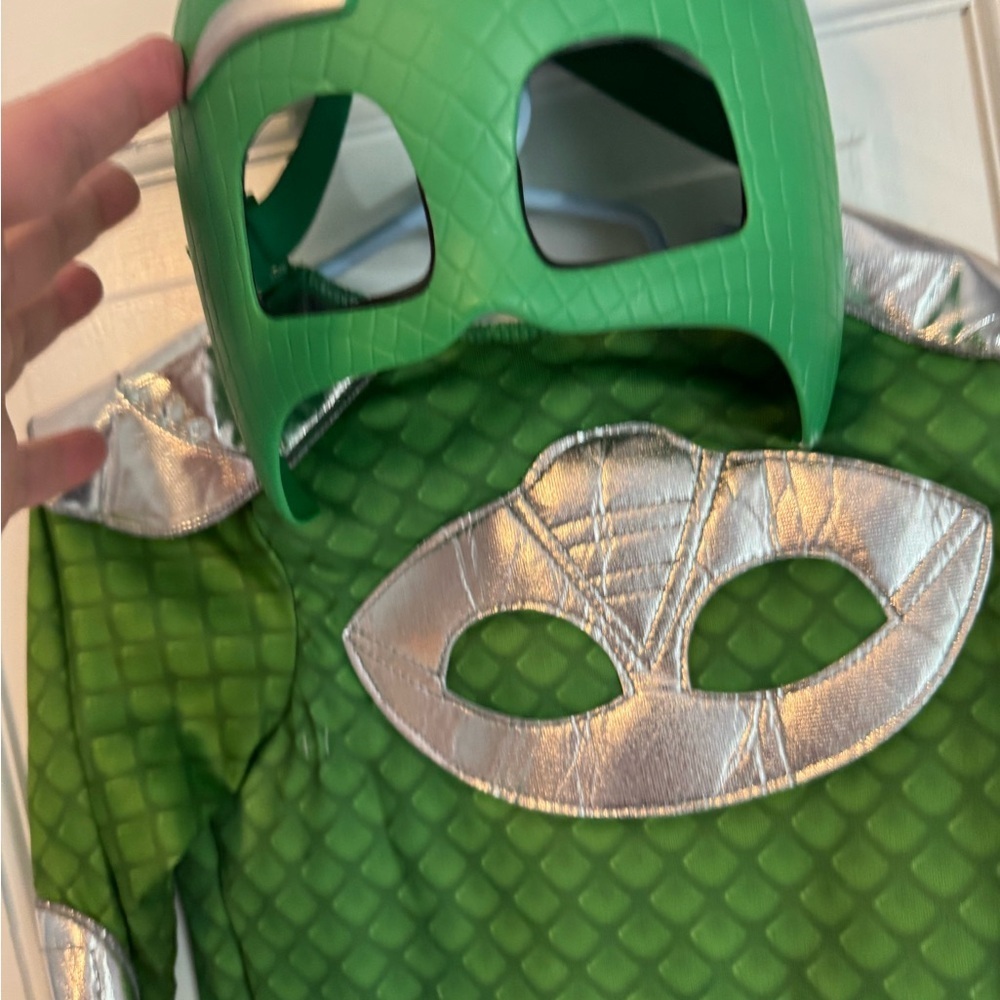 PJ Masks Green and Silver Kids Costume Dress Up Set! - Picture 5 of 10